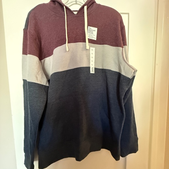 Sonoma Goods For Life® - Colorblock Men’s Hoodie - Size XL - NWT - Picture 1 of 3